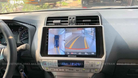 Màn hình DVD Android liền camera 360 xe Toyota Land Cruiser Prado 2017 - nay | Bravigo Ultimate (6G+128G)  